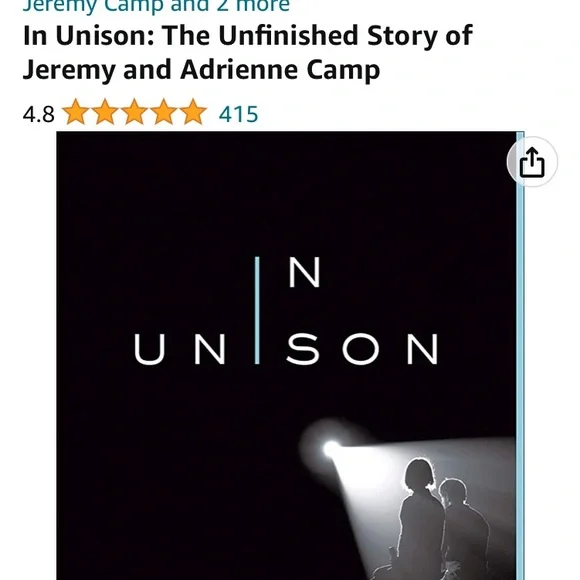 In Unison: The Unfinished Story of Jeremy and Adrienne Camp - Picture 1 of 15